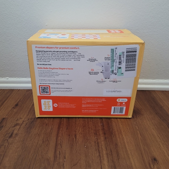 Hello Bello Diapers (Size 2) + FREE Baby Onesie - Picture 2 of 2